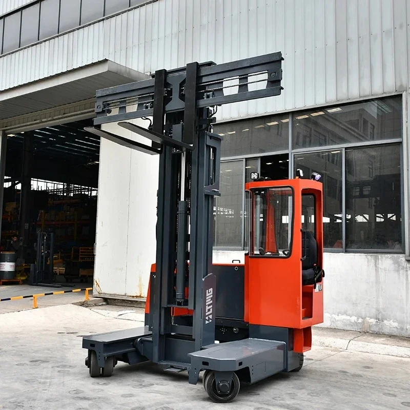 LTMG 2025 Multi Directional Electric Forklift Four Way Side Loader 3000kgs 3500kgs Reach Stacker with Lithium Battery Hot Sale