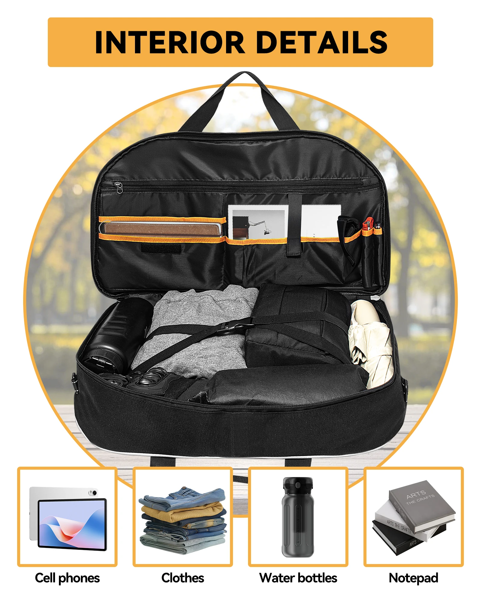 Motorcycle Tour-Pack Luggage Liner Bag for Harley Davidson Touring Models Street Glide, Road King Road Glide, Electra Glide