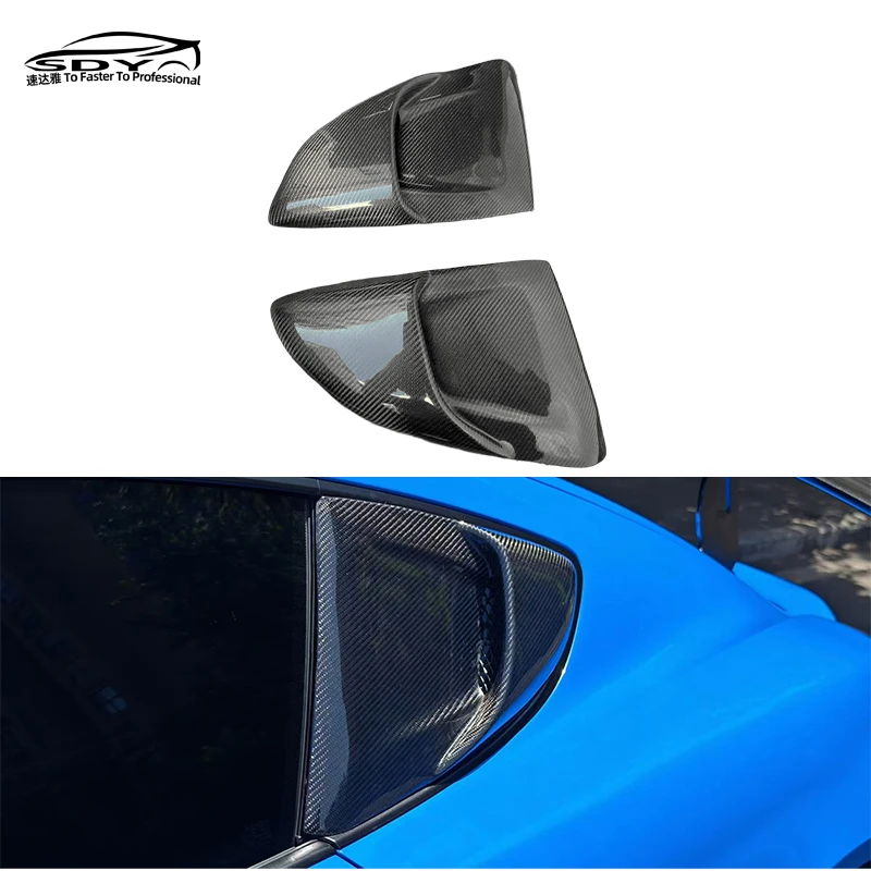 718 Cayman GT4 Style Carbon Fiber Side Vent Side Air Scoop untuk 718 Cayman