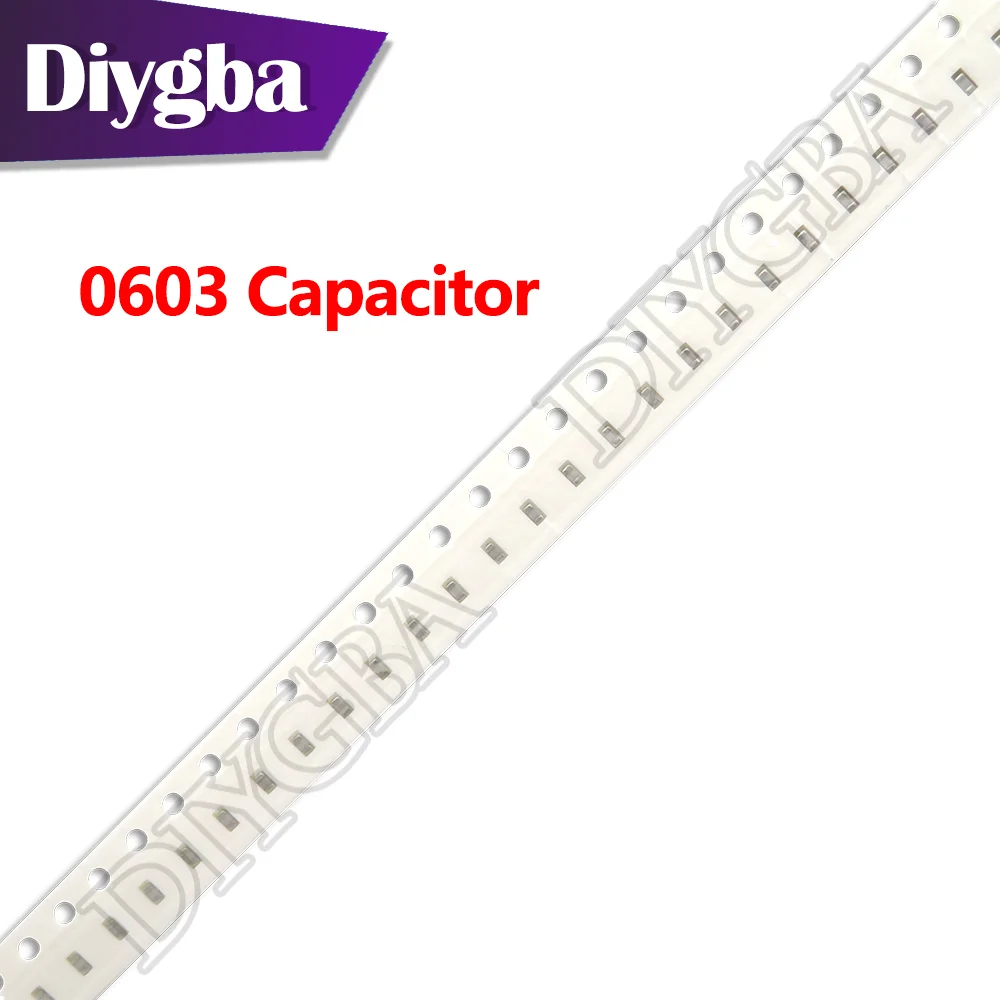 

Многослойный керамический конденсатор 100 шт./лот 0603 SMD Chip 0.5pF - 22 мкФ 10pF 22pF 100pF 1nF 10nF 15nF 100nF 1 мкФ 2,2 мкФ 4,7 мкФ 10 мкФ