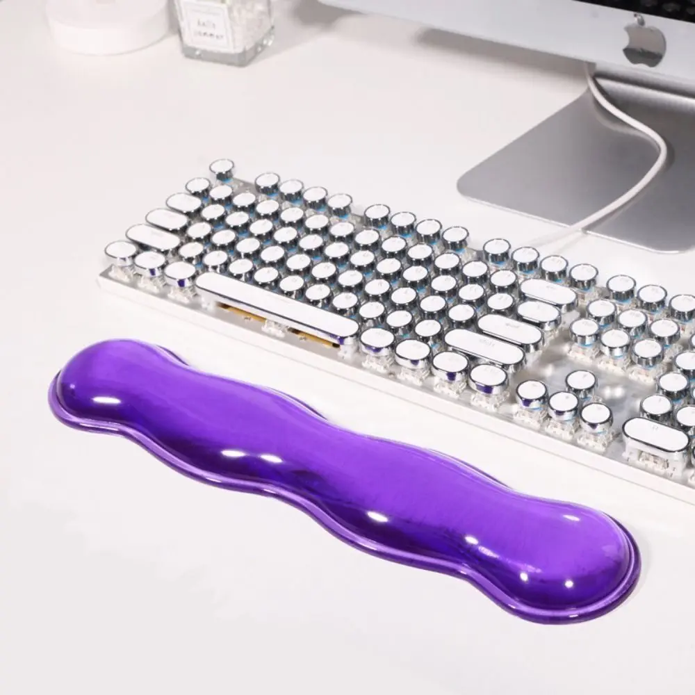 Wrist Support Creative Clear Mouse Wrist Rest Transparent Soft Silicone Gel Wrist Pad Ergonomic Jelly Gel Wrist Rest Pad Office