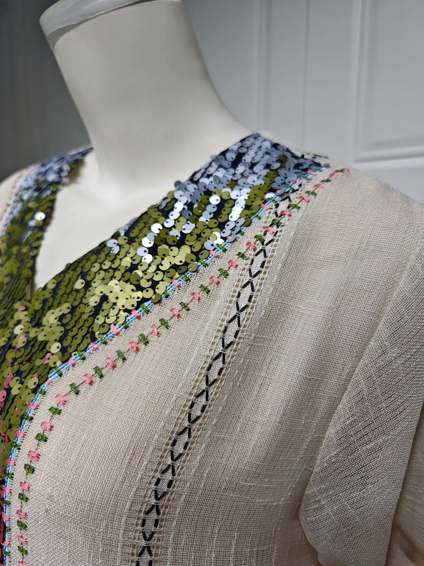 

Ramadan Eid Sequin Dubai Abaya Turkey Kaftan Women Muslim Sequins Dress Gulf Jalabiya Islam Clothing Femme Caftan Marocain Robe