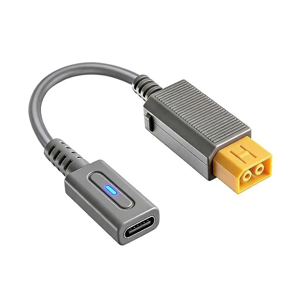 Imagen 7: Cable de carga tipo C de 45W PD para el control de juegos de Nintendo Wii U, cable de alimentación USB C para la consola Wii U.