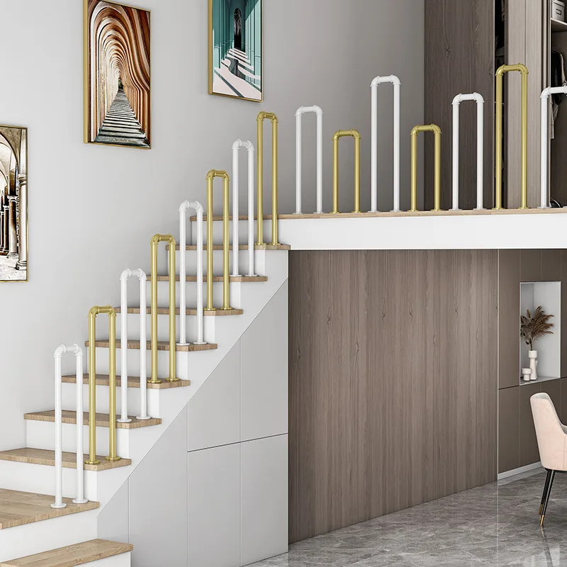 European-style guardrail pole household duplex staircase handrail balcony fence indoor loft corridor kindergartensimpl andmodern