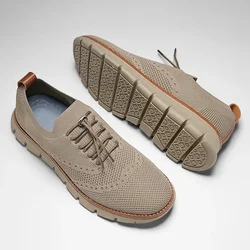 Men's Canvas Shoes with Soft Soles Casual Breathable Comfortable Sliding Sleeves Men's Cloth Shoes Men's Oxford Sneakers