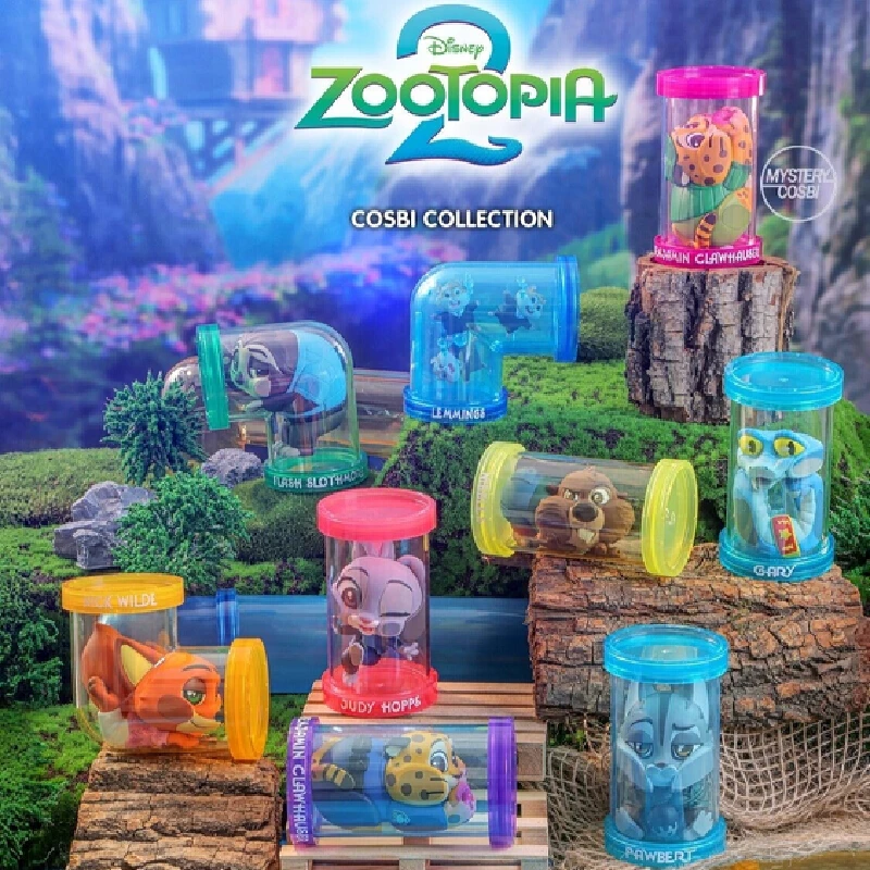 

Disney Zootopia V2 Ornament Series Blind Box Cartoon Cute Nick Judy Lightning Leopard Mini Doll Ornament Desktop Decoration Gift