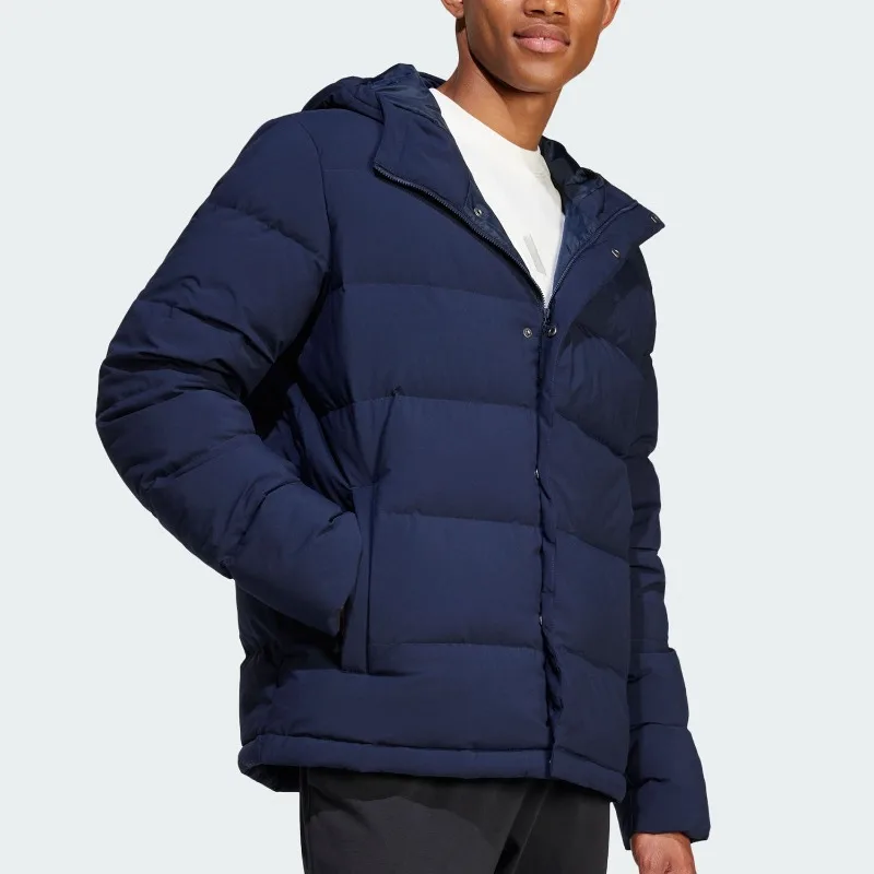 Adidas New Men's and Women's Outdoor Leisure and Thermal Hooded Down Jacket IZ4701