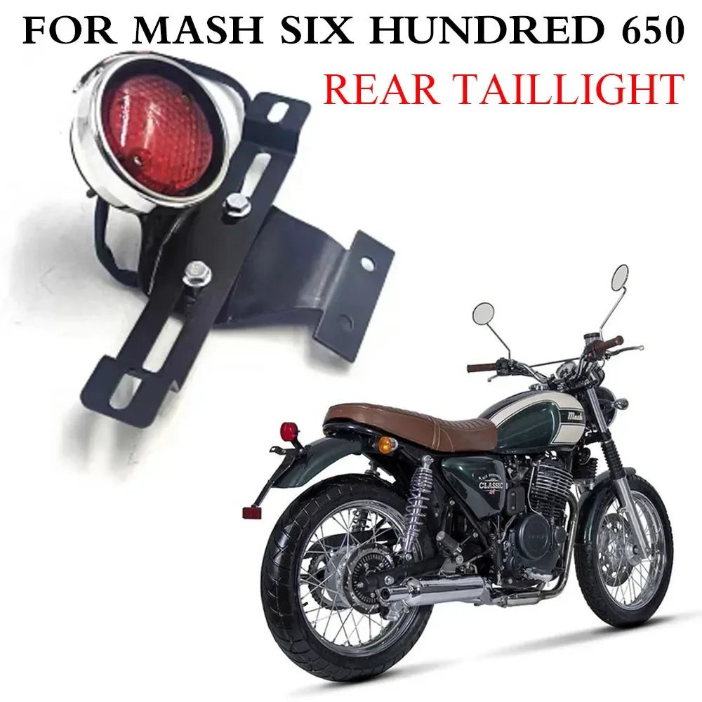 

For Mash Six Hundred 650 Motorcycle Retro modified universal tail light license plate light brake light