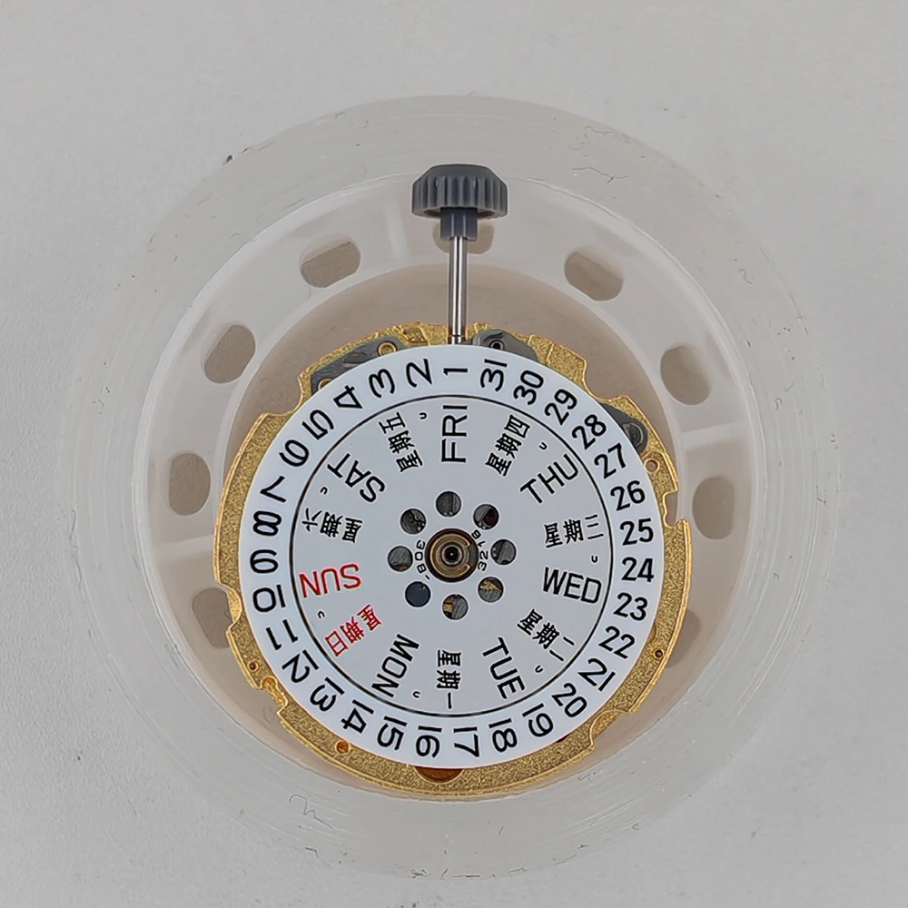 Golden MIYOTA 8205 Automatic Mechanical Movement Modified Day-Date 8205 Self-winding Mechanism Parts Brand New Movement