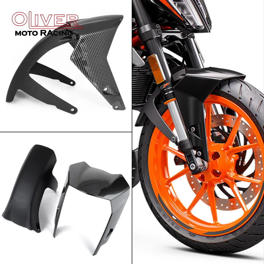 Front Wheel Hugger Fender Mudguard Mud Splash Guard For KTM Duke 125 250 390 Duke390 Duke250 Duke120 2017-2024