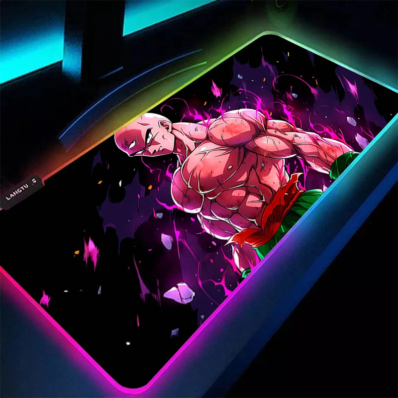 RGB Mouse Pad 90x40cm DBZ Dragon Ball Majin Buu Gamers pc Computer Extended Game LED Mousepad Desk Mat Keyboard Backlight Carpet