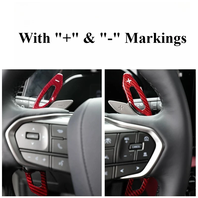 For Lexus NX/ES/IS/RC/RX/UX 2018-2025 Real Carbon Fiber Steering Wheel Shift Paddle Custom Precise Fit Interior Accessories