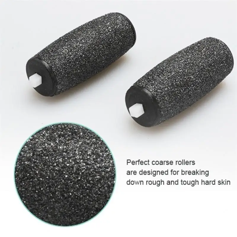 Perfect Foot File Electronic Pedicure Replacement Roller Heads Refills 2 Count