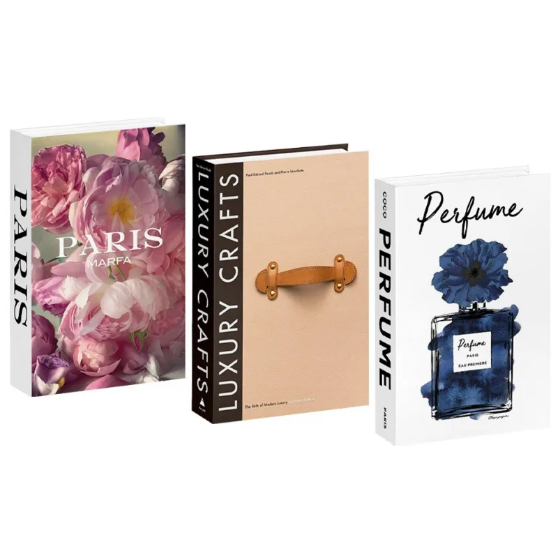 3 stks/set Nep Boek Luxe Fotografie Props Boeken Decor Eenvoudige Moderne Faux Boeken Salontafel Props Boek Ornamenten