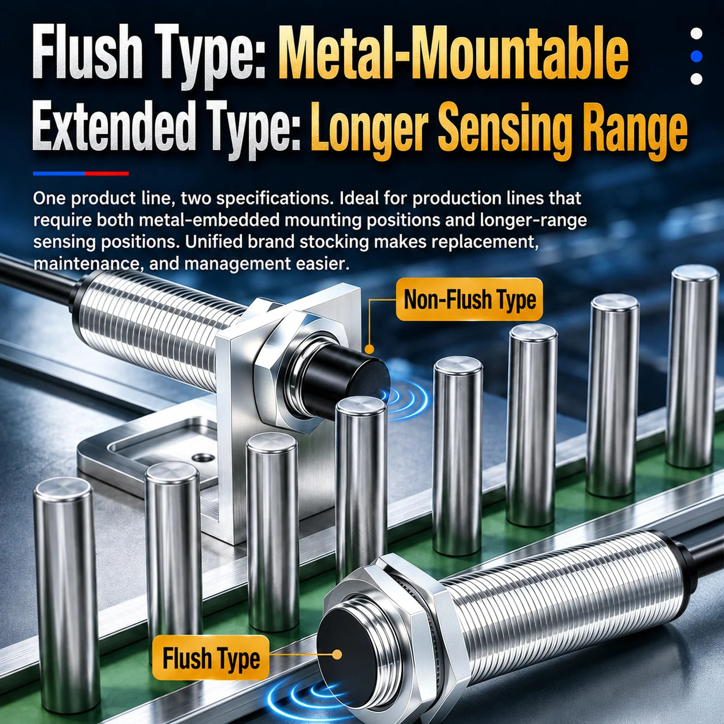 ZHICAN E2ZE M18 M30 Inductive Proximity Sensor IP67 Oil Resistant Flush Non-Flush NPN PNP NO NC Long Range