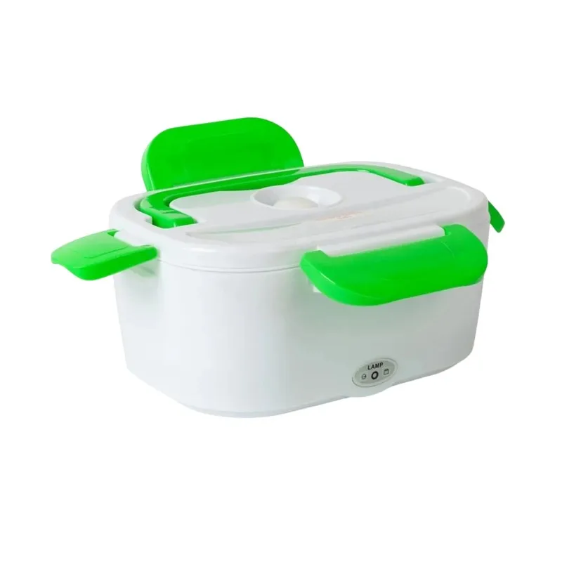 

Dual Voltage Electric Heating Lunch Box, EU Plug, Stainless Steel Car Mounted Electric Lunch Box-AT30
