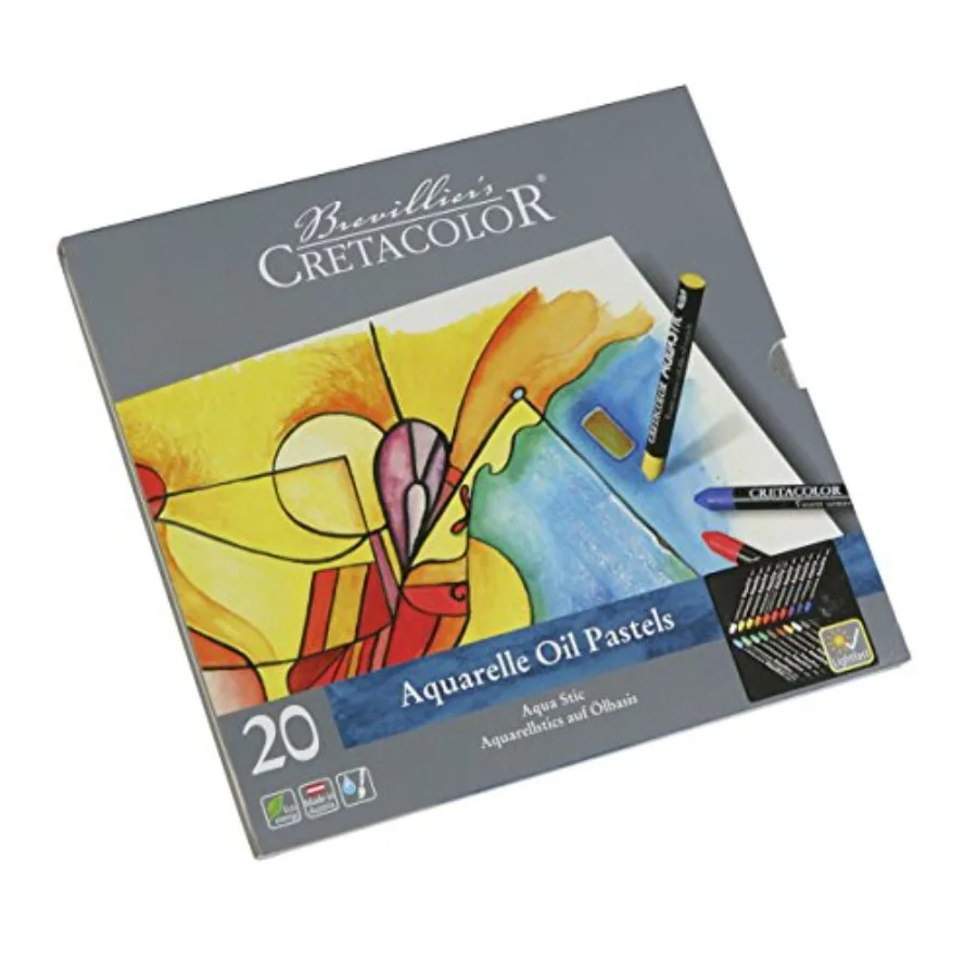 

AquaStic Oil Pastel Set, 20-Colors