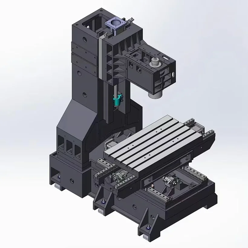 Heißer Verkauf Neue Stil Multi-funktionale VMC-866L 3 Achsen 4 Achsen 5 Achsen Fräsmaschine CNC Vertikale Bearbeitung Zentrum mit BT40 Motor