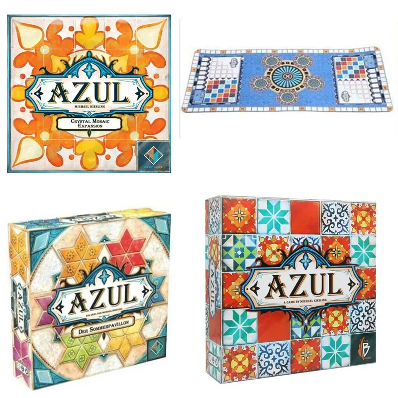 All English Painted Brick board games Master Painted Brick Story Azul Board Games Card plan B Games 2-8 friends Party games