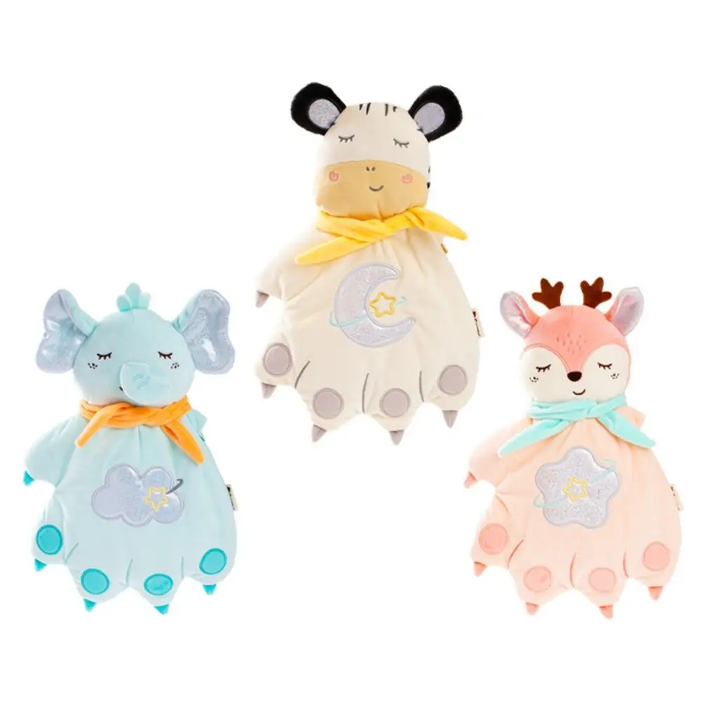 PP-katoen Palmvorm Rustgevend kussen Pluizige zachte dieren Marionet Knuffels Collectie Comfortabele schattige gevulde handpoppen