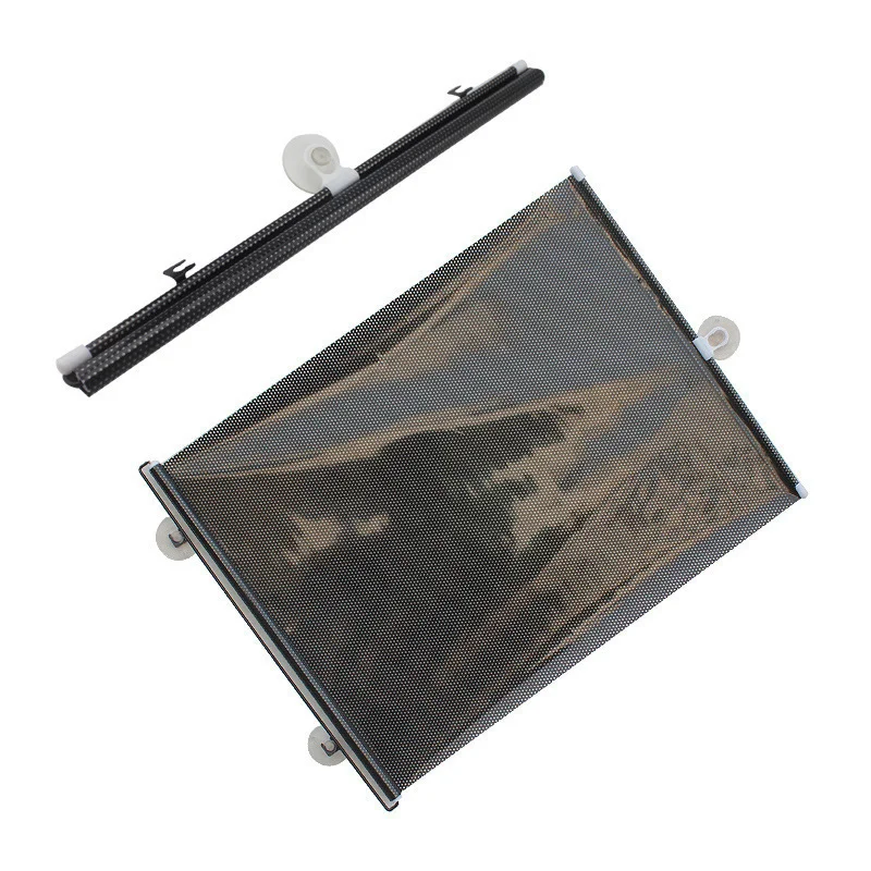 Suction Cup Roller Blind Nail-free Sunshade Blackout Curtain Heat-Insulating Side Privacy Curtain for Car Bedroom Kitchen Office view 6