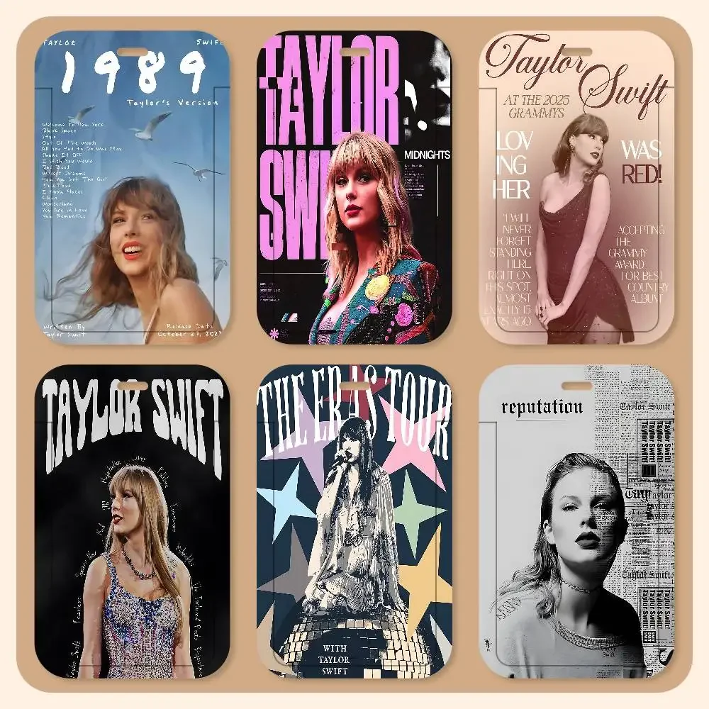 Hot Singer T-TaylorS S-SwiftS Classic Vintage Lanyard Card Holders Student ID Card Holders Neckband Card Holders Access Control