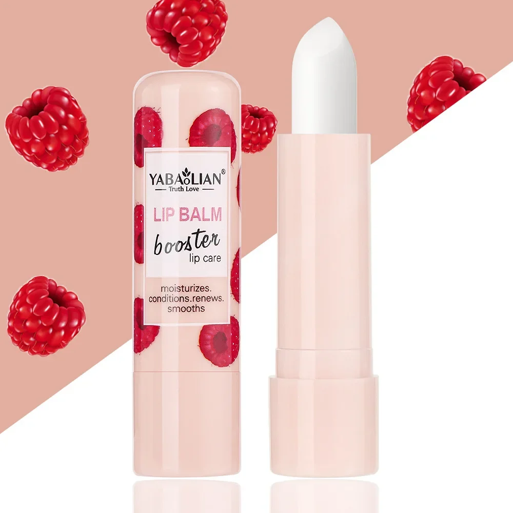 Fruity Lip Blam Apple Strawberry Lemon Grape Lip Balm Deep Nourish Hydrating Clear Lip Balm Lips Care  liquid lipstick  makeup