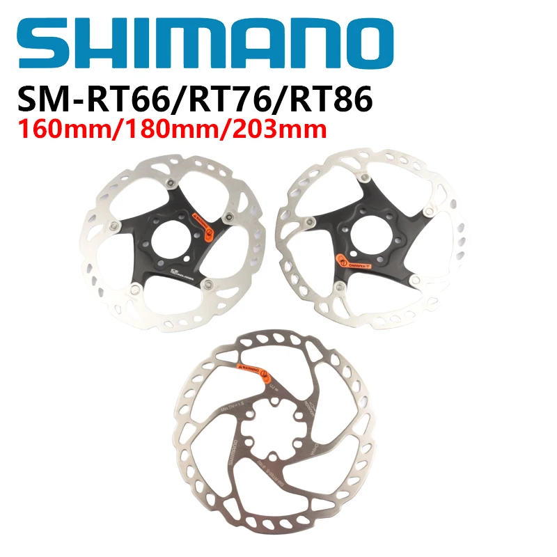 

Shimano SM-RT66/RT76/RT86 160 мм/180 мм/203 мм ротор дискового тормоза дисковая линия 6 болтов MTB велосипед роторные болты для шоссейного велосипеда оригинальные