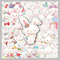 51 Pcs Cute Sanrio Wish Me Mell Cartoon Waterproof Sticker Creative DIY Graffiti Animal Notebook Laptop Decoration Toys