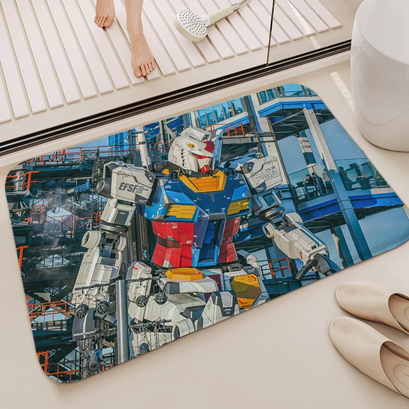 

Veranda Carpet A-Gundams Entrance Door Mat Rug for Bed Room Floor Carpet Bathmat Kitchen Treadmill Rugs Modern Home Decoration