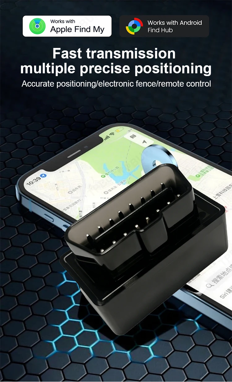 Dual-System Android IOS Google Find My Car OBD für iPhone Kompatibel mit allen Auto-OBD-Ortungsgeräten Überwachungs-Tracker Fahrzeug – Detail 8