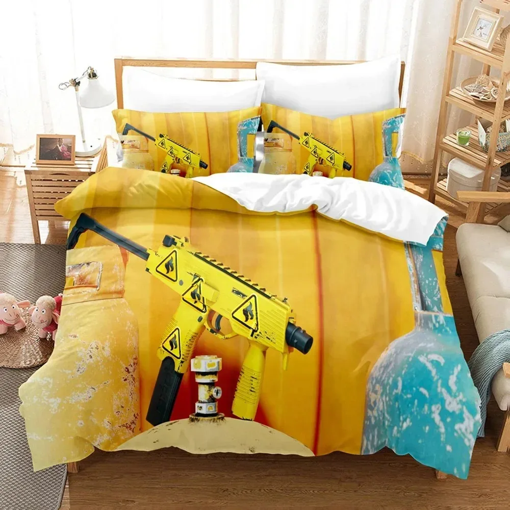 

Shooting Game Csgo Comfortable Duvet Quilt Cover Pillowcase Bedding Set Children Bedroom Decoration Home Textile