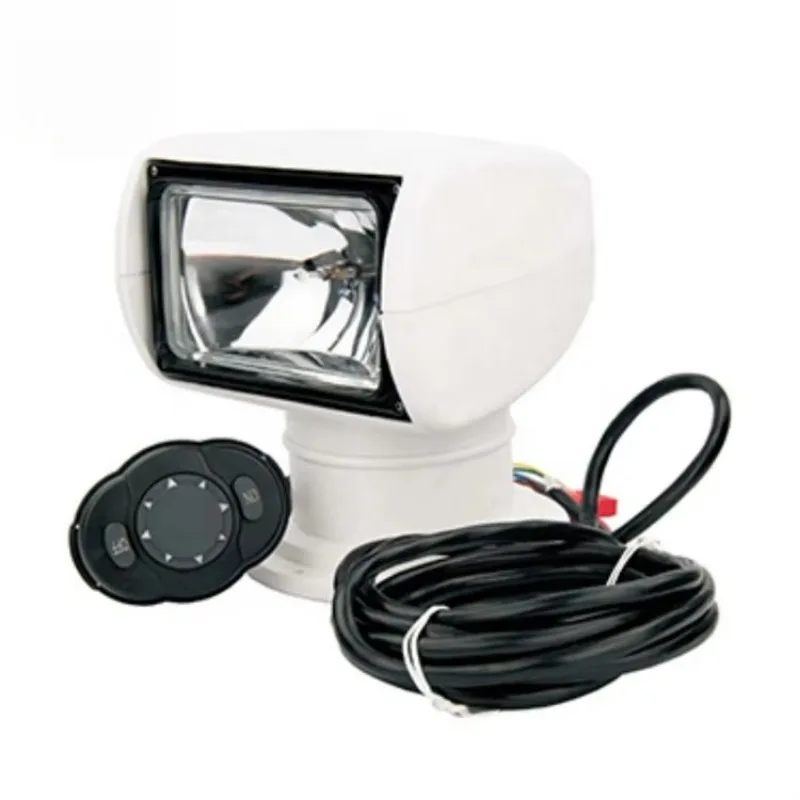 Remote Control HID LED Searchlight Marine Yacht Spotlight Search Light 12V and 24V Marine Truck LED Auto Fast Delivery