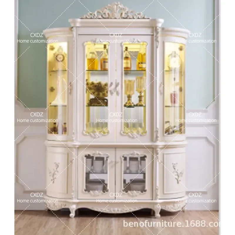 Modern simple living room wine cabinet dining side cabinet wall locker display advanced sense integrated cabinet wine display