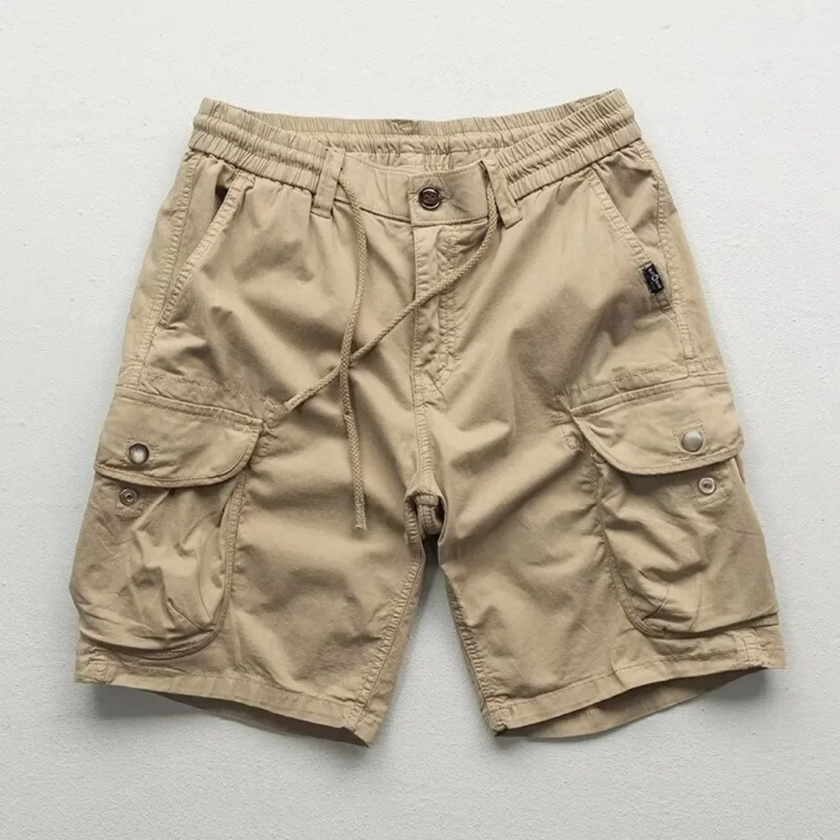Weite Shorts für Herren Übergroße Vintage Herrenshorts für Sommerkleidung Herren Sport Bermuda Lauf- und Workout-Cargohosen – Detail 4