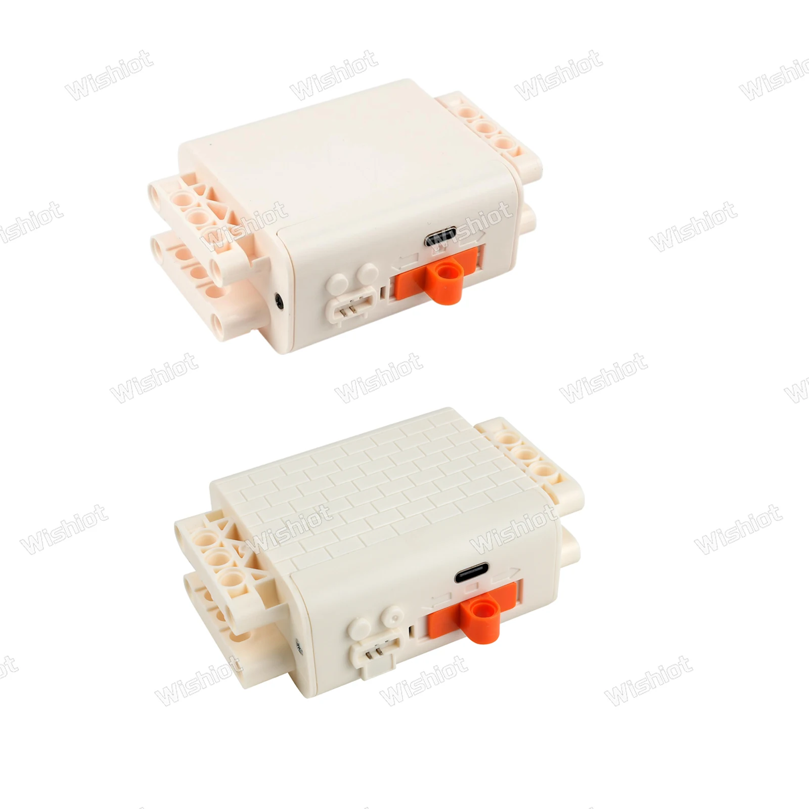 Building Block Rechargeable Lithium Battery Box 7.4V/9V Compatible With Legoeds AA Battery Box 8883 Power Supply for Power Motor