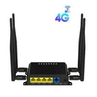 WE826-T2 WiFi Router 4G 3G Modem With SIM Card Slot 300Mbps Access Point Openwrt 128MB 12V GSM LTE USB Wan 4*LAN 4*Antenna