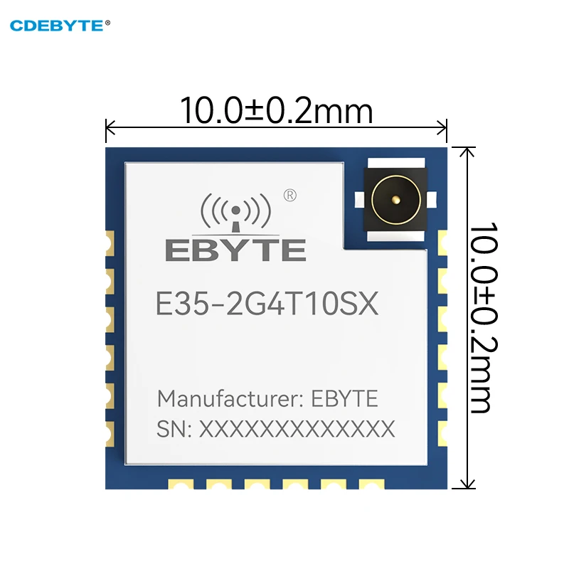 TLSR8208 UART 2.4G Serial Port Transparent Transmission Module CDEBYTE E35-2G4T10SX Ipex Antenna Low Power Long Distance