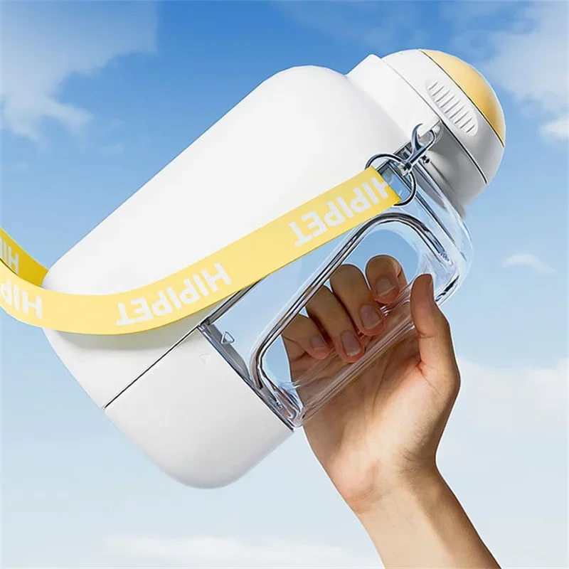 Portable Water Bottle For Dogs Pet Drinking Bottle For Travel Large Capacity Dog Water Dispenser 2 In 1 Puppy Drinking Bowl Leak