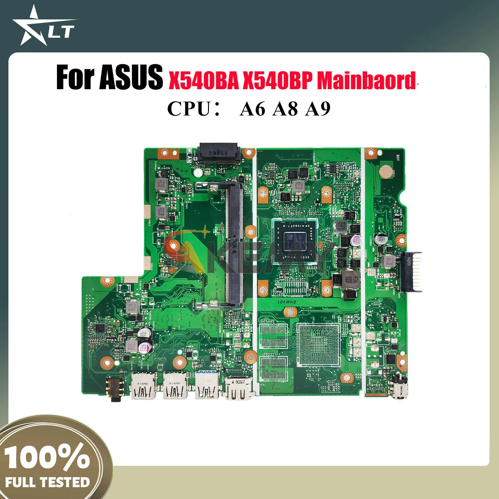 

X540BP Laptop Motherboard For ASUS VivoBook A540B X540BA X540B D540B F540B R540B X540BP Notebook Mainboard With A6 A8 A9 CPU stk