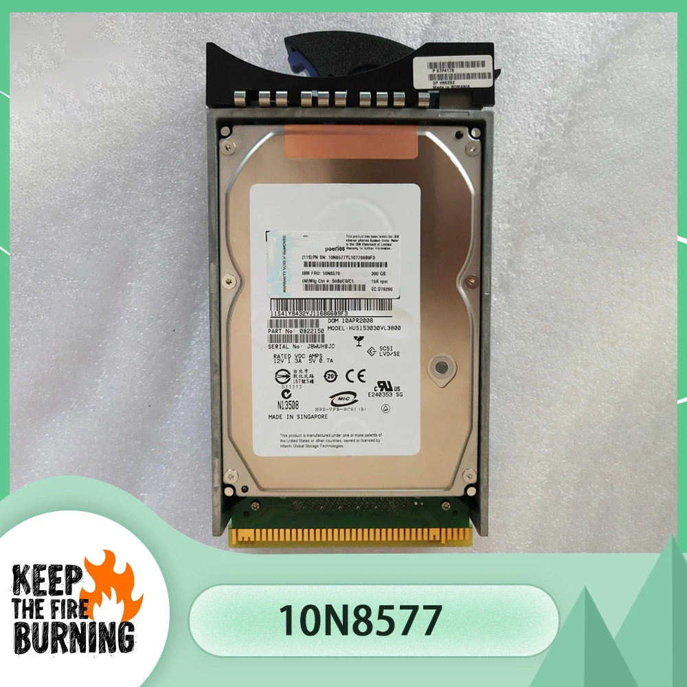 For IBM HDD 3585 10N8577 10N8578 P5 P6 300G 15K SCSI Hard Disk