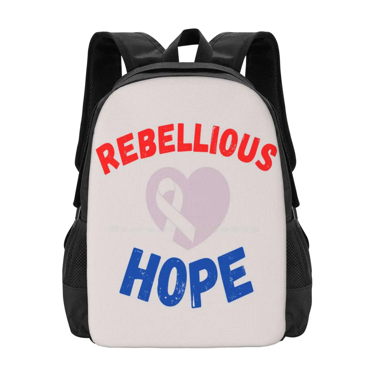 Rebellious Hope , Bowel Babe School Bags For Teenage Girls Laptop Travel Bags Bowel Babes Bowelbabefund Bowel Cancer James Fund