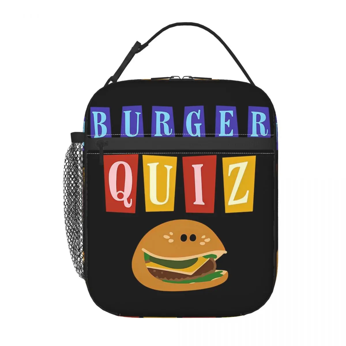 Burger Quizz New Insulated Lunch Bag for Women Children Leakproof Food Boxes Thermal Lunch Box Tote