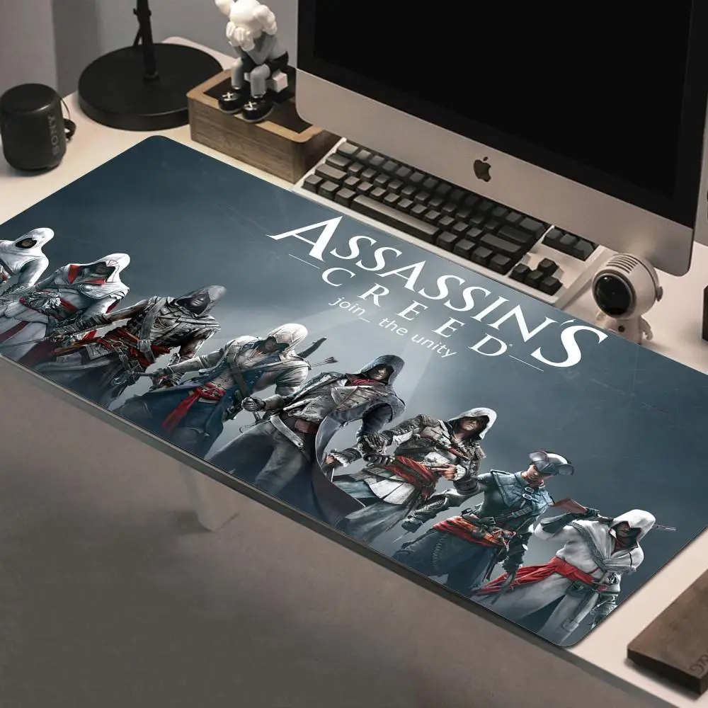 XXL A-Assassin S Creed Mouse Pad Company office accessories Mousepad Computer Desk Protector Computer Table Cushion Rubber Mat