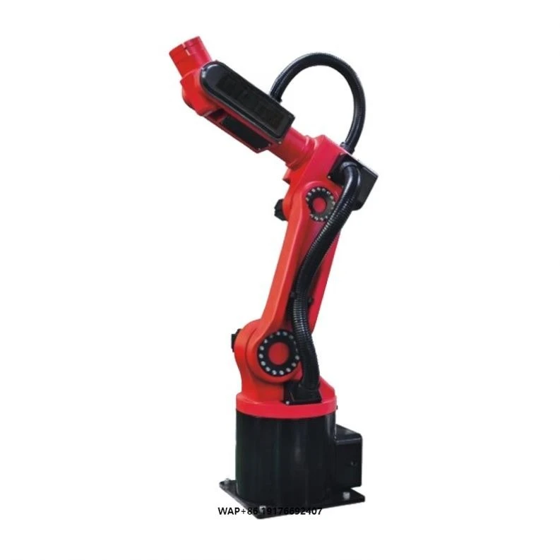 High-Tech Mini Six Axis Industrial Robot with 10KG Loading Capacity Equipped with Motor Gearbox PLC-Made in China