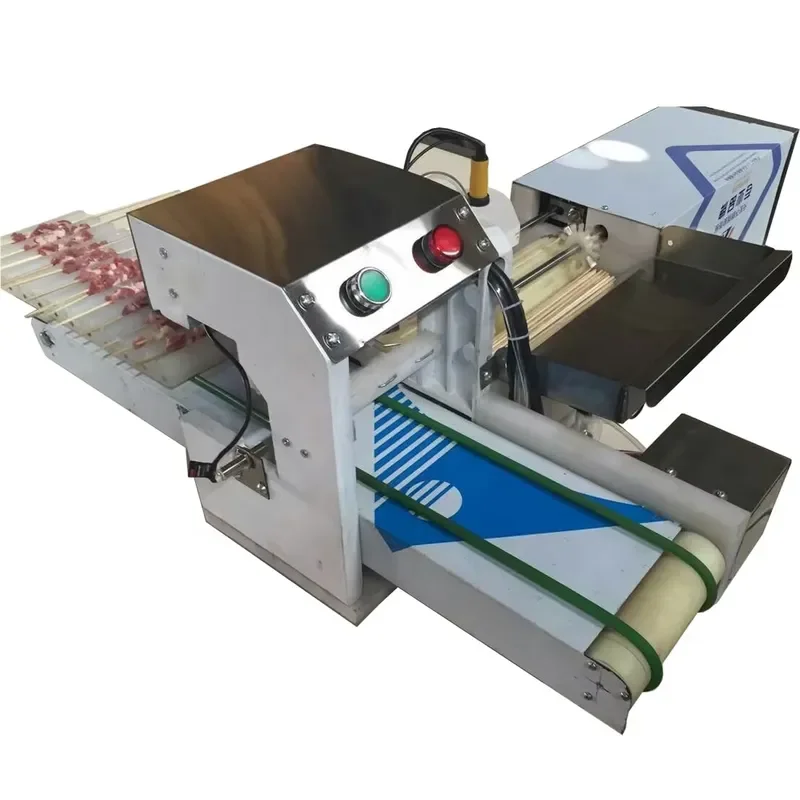 Hot Selling Automatic Barbecue Shish Kebab Making Machine Meat Skewer Machine