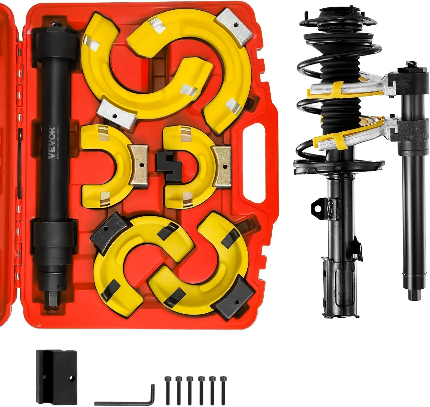 

Replaceable Macpherson Damper Spring Compressor Shock Absorber Spring Strut Coil Spring Interchangeable Tool