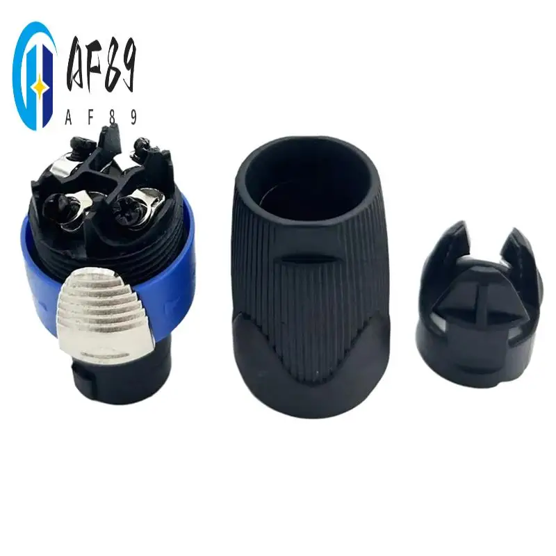 

AF89-30Pcs For Nl4fx Speakon 4-Pole Plug Male Audio Speaker Connector Speaker Power Amplifier Ohm-Head Nl4fx Connector