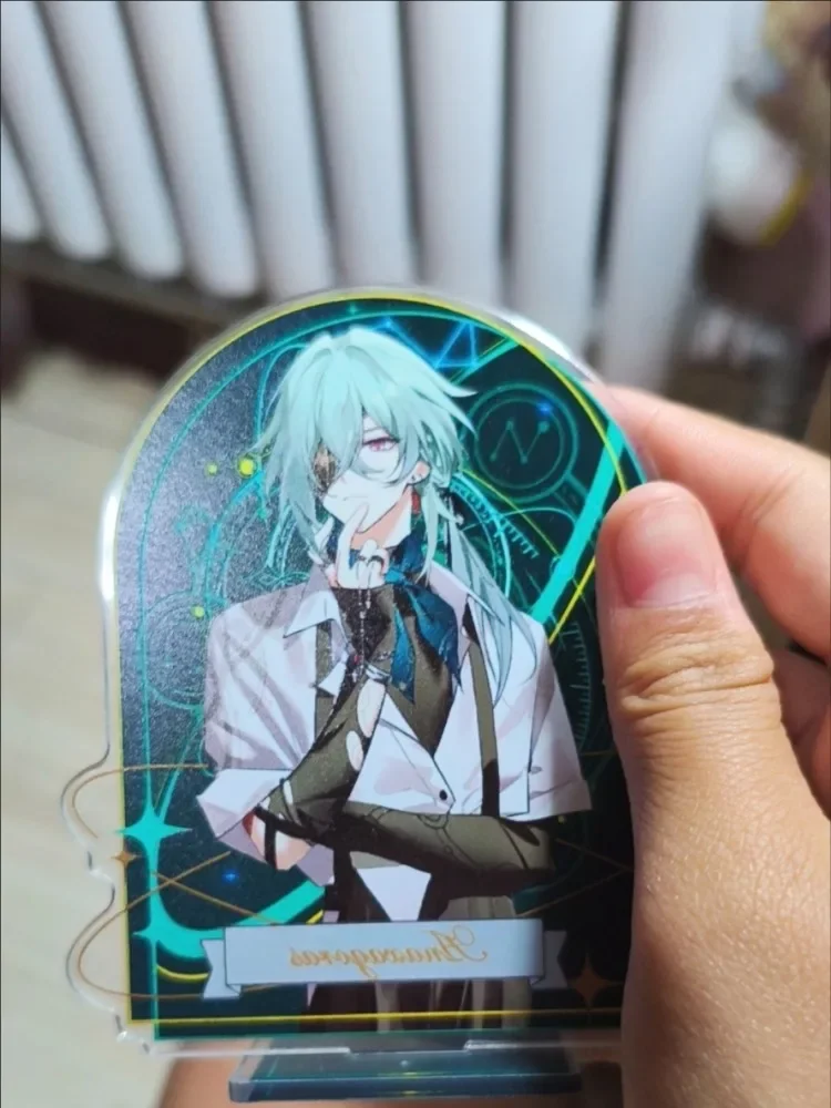 لعبة جديدة هونكاي: ستار ريل الشكل أنكسا أكريليك حامل نموذج لوحة تأثيري المشجعين الهدايا أنيمي المفاتيح #5