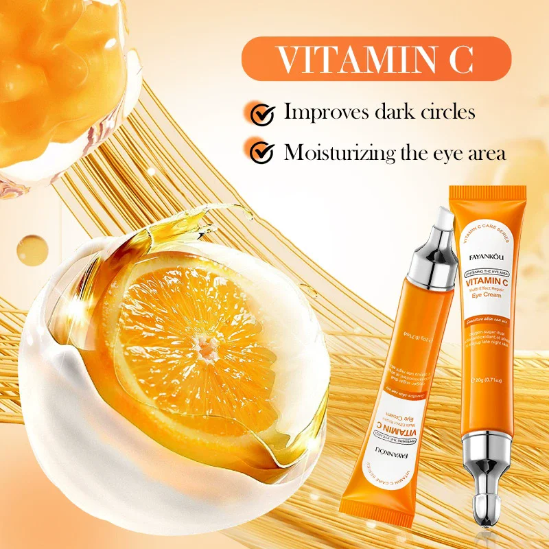 SADOER Vitamin C Eyes Creams Skin Care Series Moisturizing Firming Hydrating Rejuvenating Eye Cream Tightens Cleansing Cream